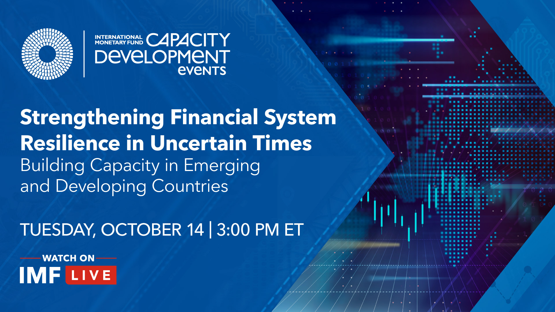 Icon representing Strengthening Financial System Resilience in Uncertain Times—Building Capacity in Emerging and Developing Countries