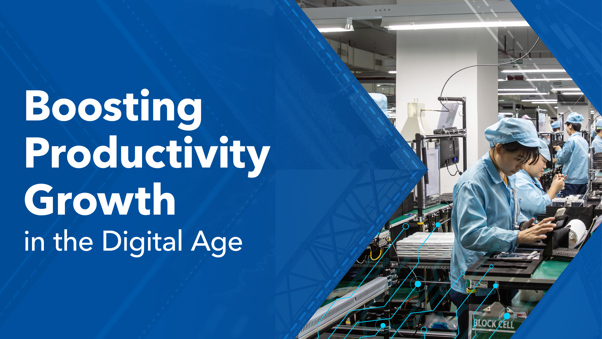 Icon representing Boosting Productivity Growth in the Digital Age